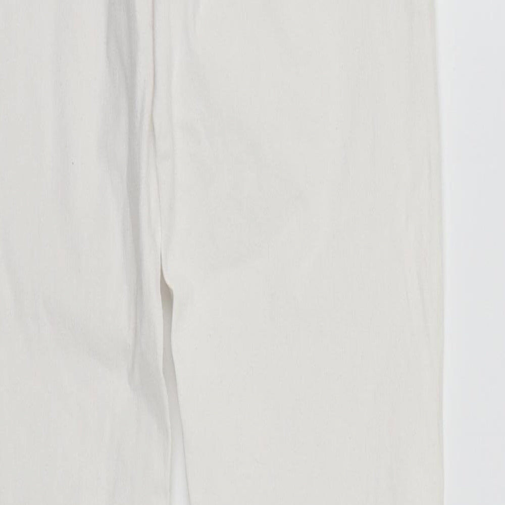 Womens UK Size 8 deniem & co Regular Fit Skinny White Jeans