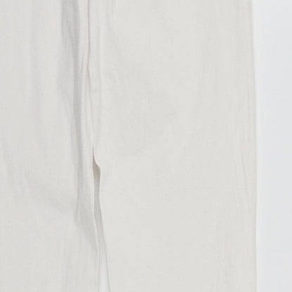 Womens UK Size 8 deniem & co Regular Fit Skinny White Jeans
