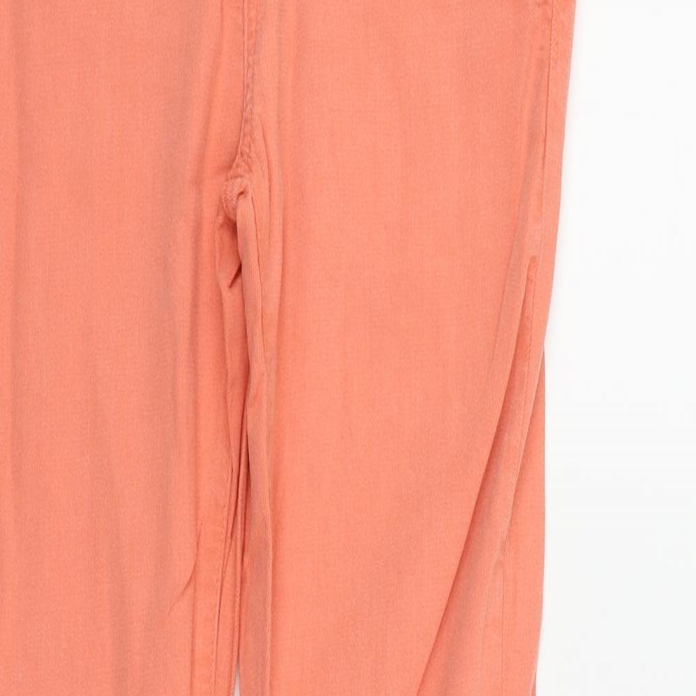 Womens UK Size 26 in Jack Wills Regular Fit Straight Orange Jeans