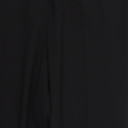 Womens UK Size 18 M&Co Regular Fit  Black Trousers