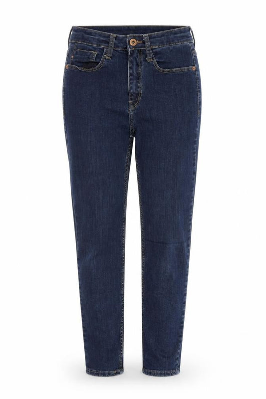 Womens UK Size 8 River Island Regular Fit Straight Brown Jeans