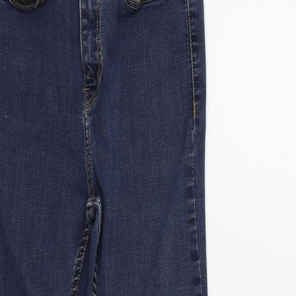 River Island Womens Brown   Straight Jeans Size 8 L26 in