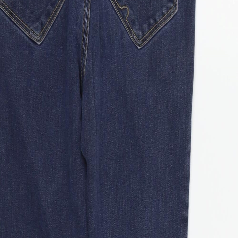 River Island Womens Brown   Straight Jeans Size 8 L26 in