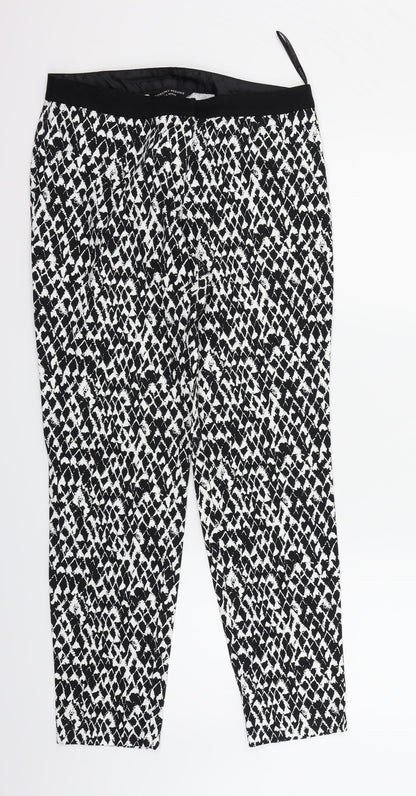 Womens UK Size 8 Dorothy Perkins Regular Fit  Black Trousers