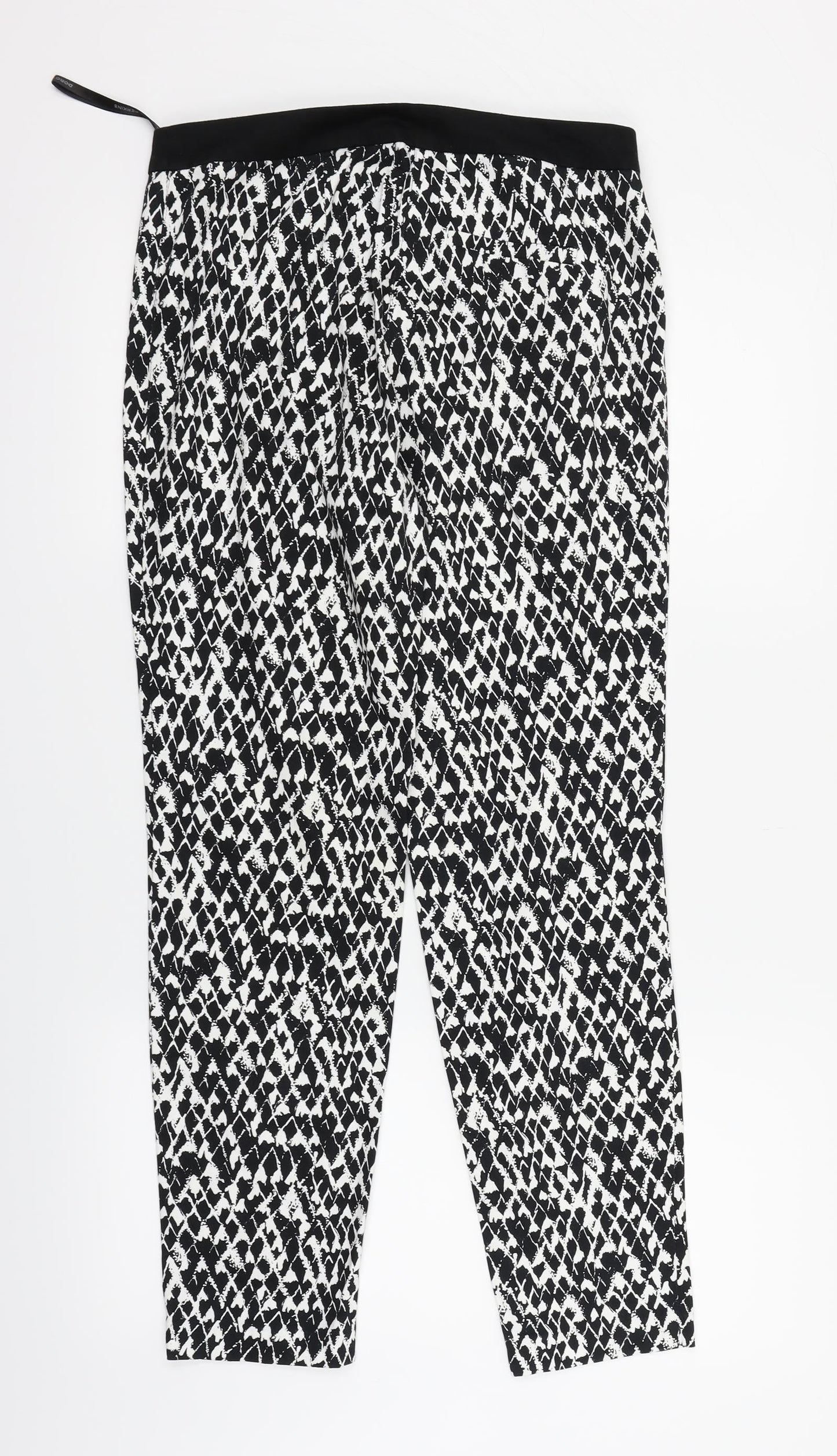 Womens UK Size 8 Dorothy Perkins Regular Fit  Black Trousers