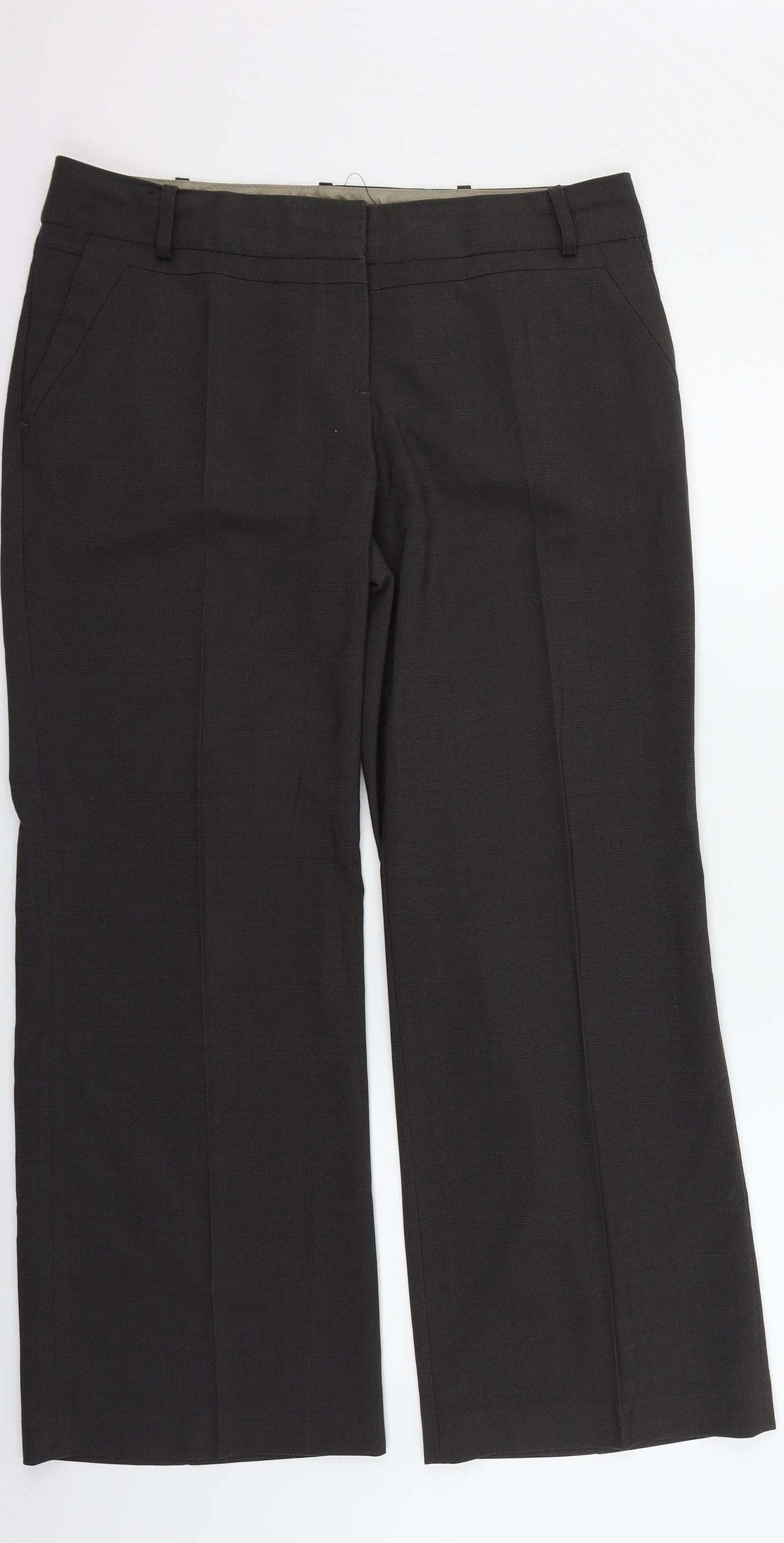 Womens UK Size 14 NEXT Regular Fit  Grey Trousers