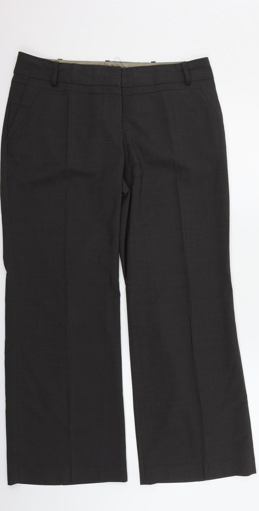 Womens UK Size 14 NEXT Regular Fit  Grey Trousers