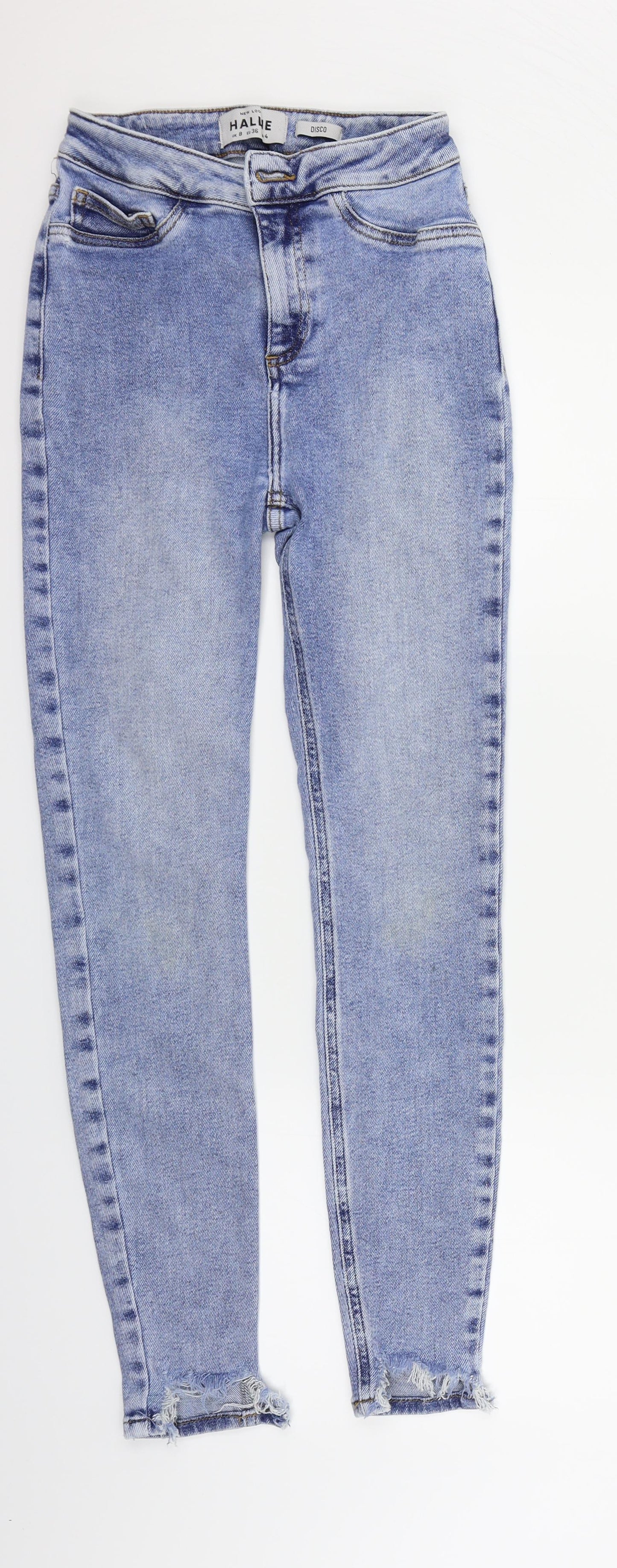 New Look Womens Black   Straight Jeans Size 8 L27 in