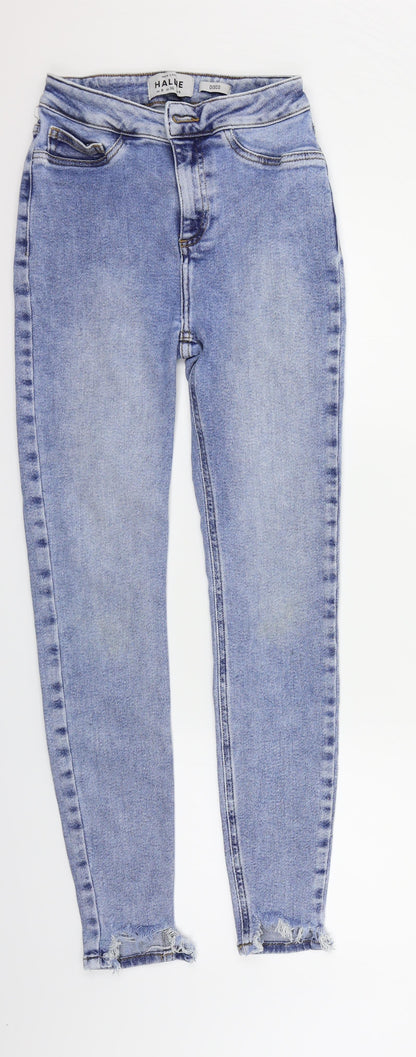 New Look Womens Black   Straight Jeans Size 8 L27 in