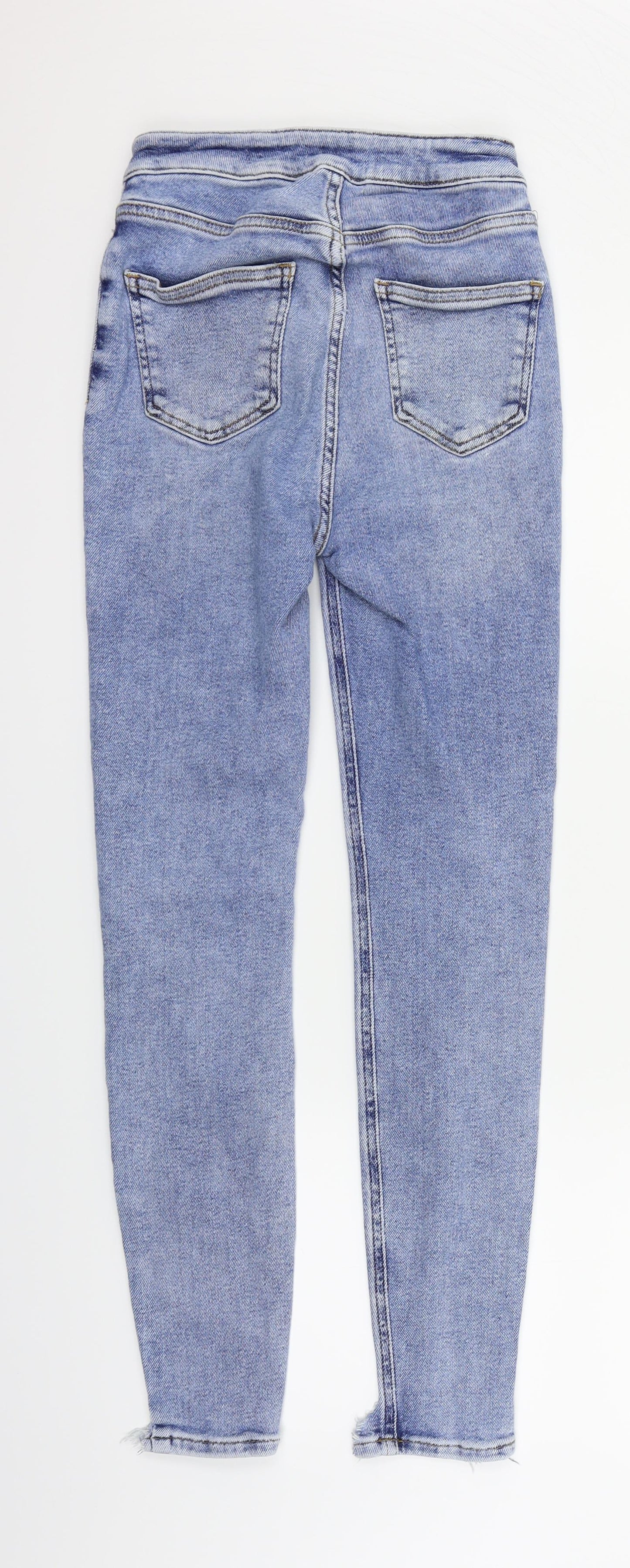 New Look Womens Black   Straight Jeans Size 8 L27 in