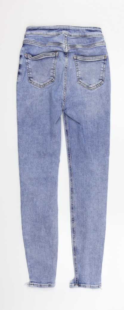 New Look Womens Black   Straight Jeans Size 8 L27 in