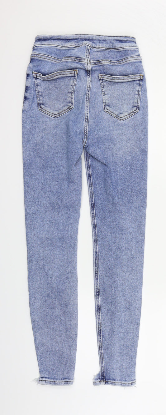 New Look Womens Black   Straight Jeans Size 8 L27 in