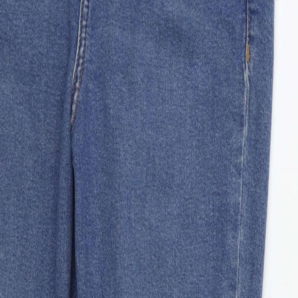 Topshop Womens Blue   Straight Jeans Size M L30 in