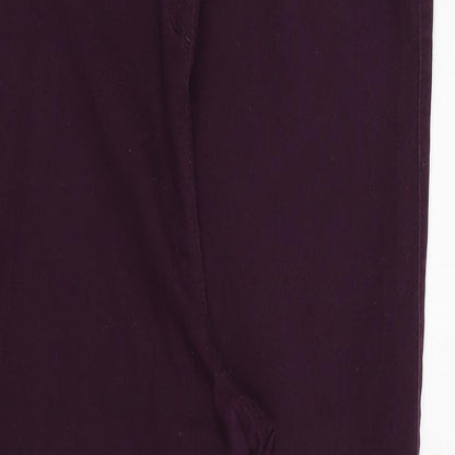 Womens UK Size 16 Papaya Regular Fit  Purple Trousers
