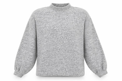 Stradivarius Womens Grey  Jersey Pullover Jumper Size M