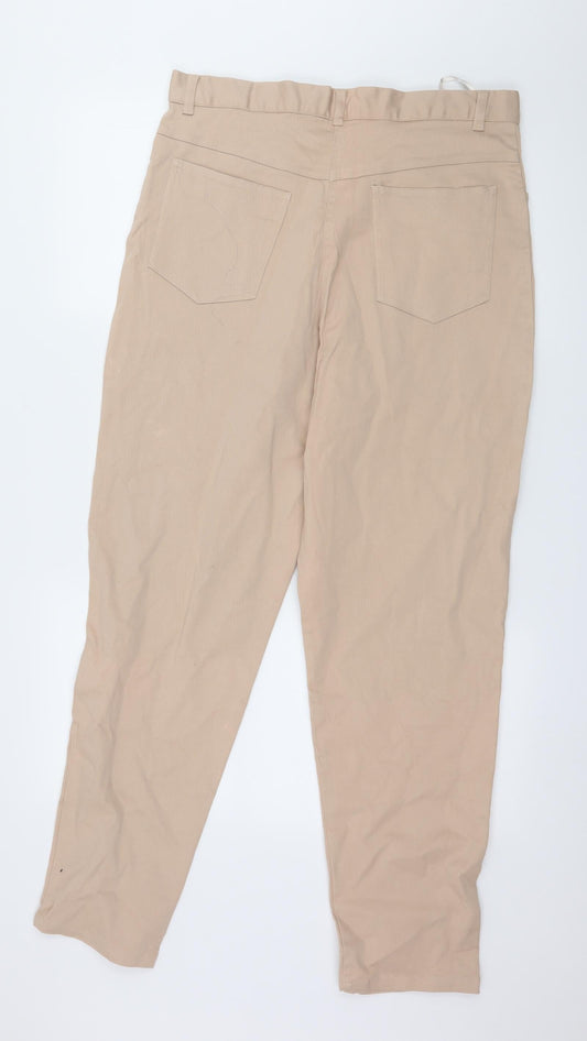 Womens UK Size 34 in Preworn Regular Fit Skinny Beige Jeans