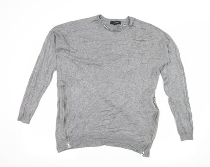 Atmosphere Womens Grey  Jersey Pullover Jumper Size 10