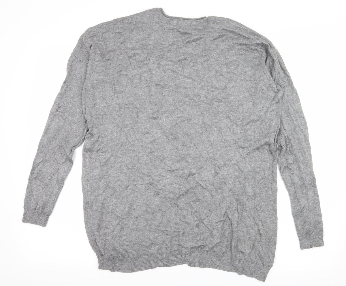 Atmosphere Womens Grey  Jersey Pullover Jumper Size 10