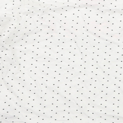 Primakr Girls White Polka Dot Jersey Basic T-Shirt Size 5-6 Years  - Love yourself