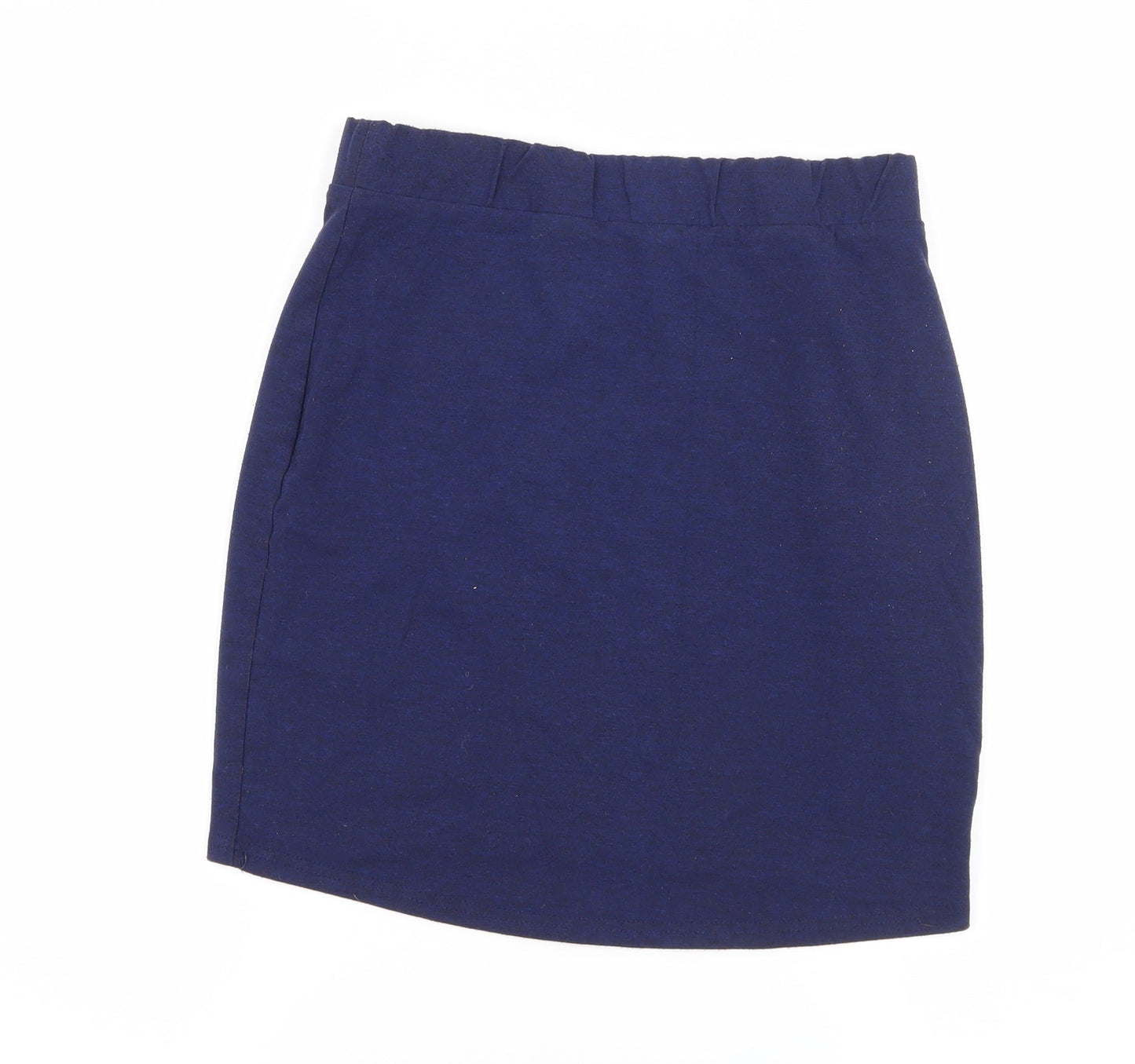 H&M Womens Blue  Jersey A-Line Skirt Size S
