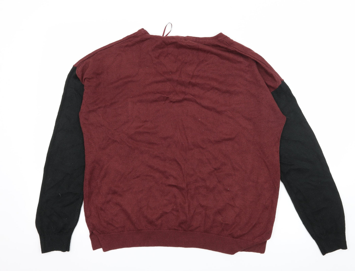 George Womens Red  Knit Pullover Jumper Size 14