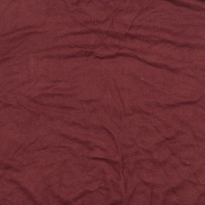 George Womens Red  Knit Pullover Jumper Size 14