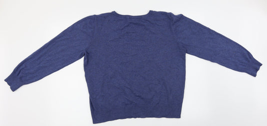 H&M  Mens Blue   Pullover Jumper Size L