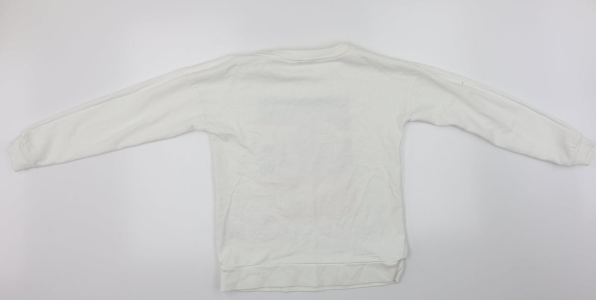 Next  Womens White   Pullover Jumper Size S