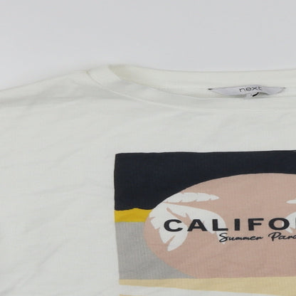 Next  Womens White   Pullover Jumper Size S