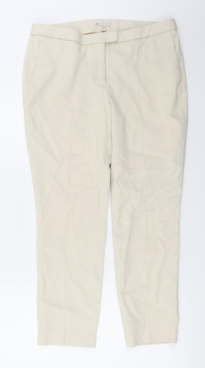 Lila Rose  Womens Ivory   Trousers  Size 8 L24 in