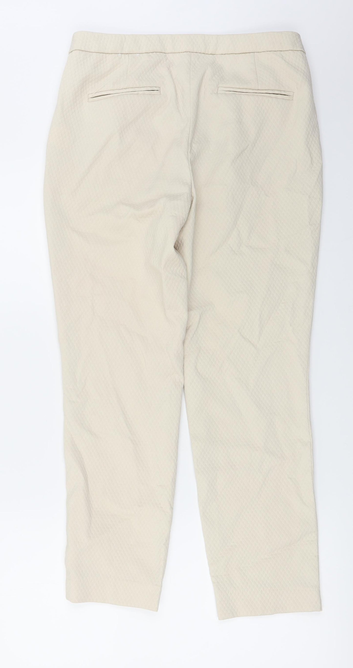 Lila Rose  Womens Ivory   Trousers  Size 8 L24 in