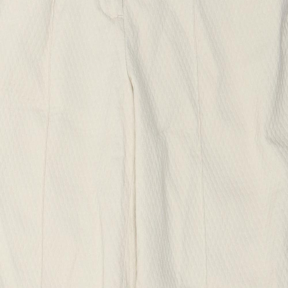 Lila Rose  Womens Ivory   Trousers  Size 8 L24 in