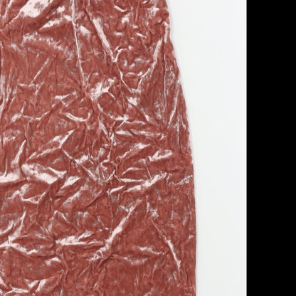 PRETTYLITTLETHING Womens Pink   Bandage Skirt Size 8