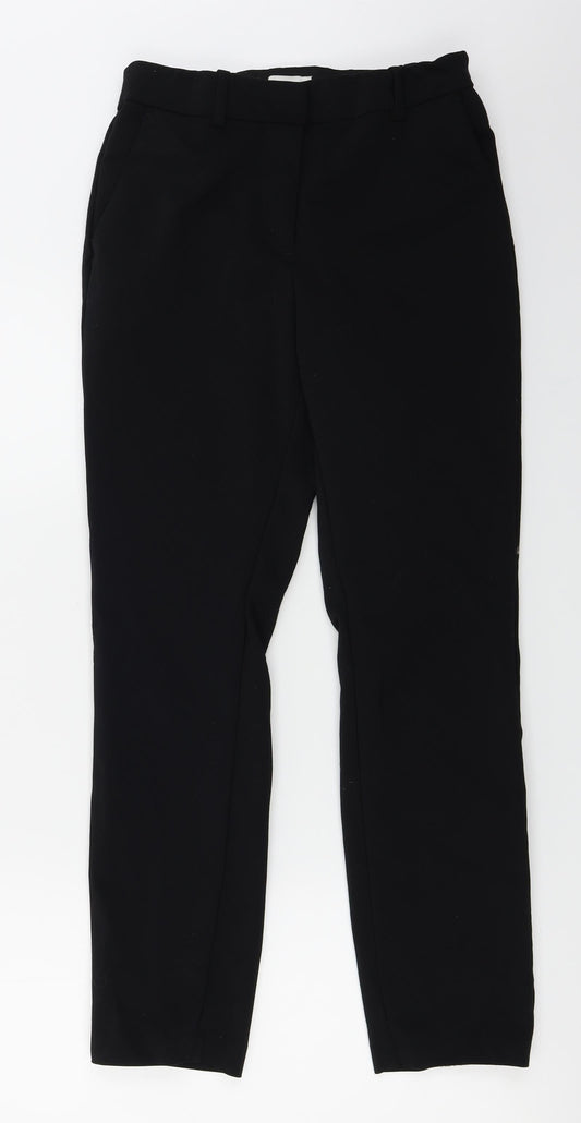 Womens UK Size 8 H&M Regular Fit  Black Trousers