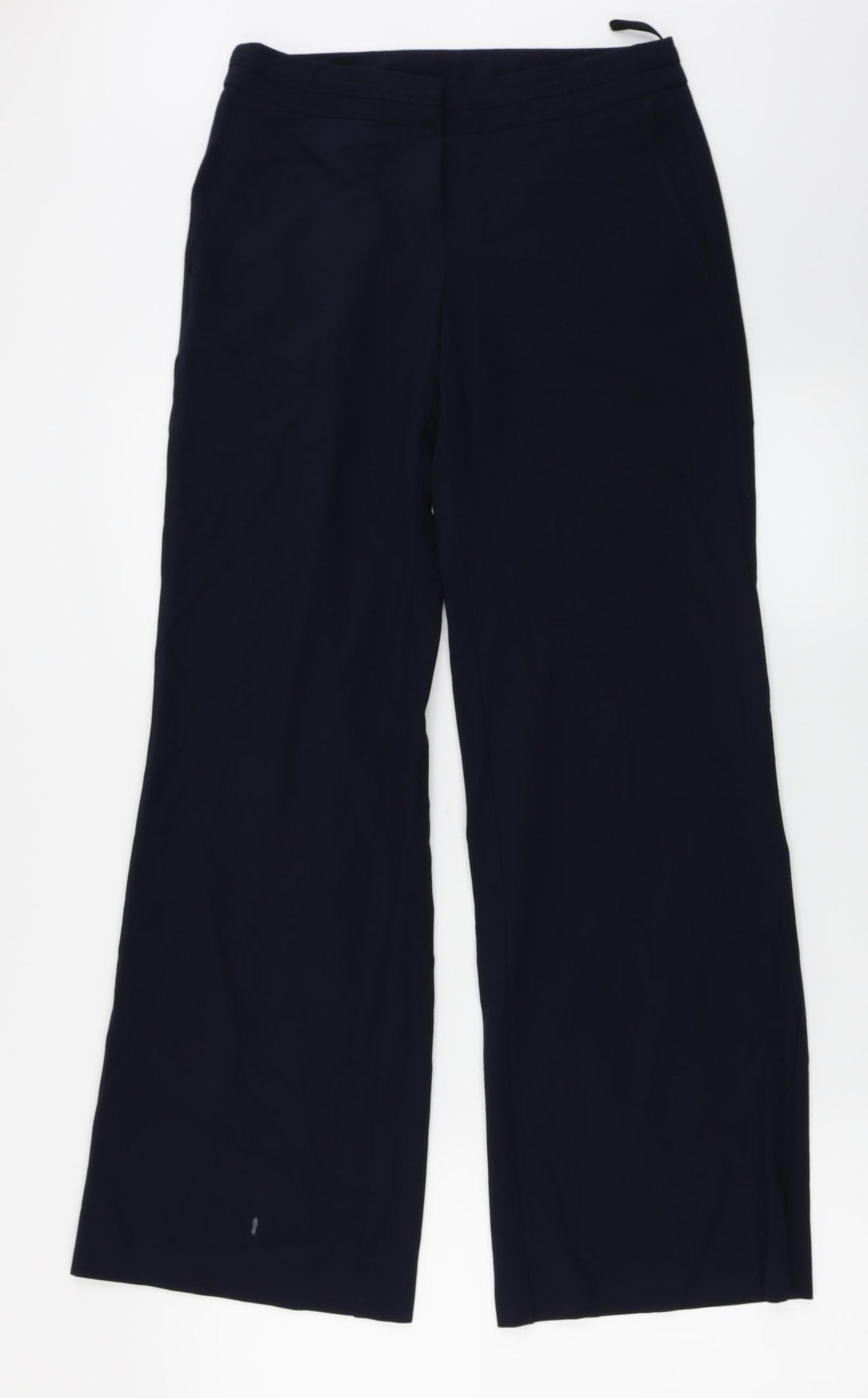 Womens UK Size 8 Marks and Spencer Regular Fit  Blue Trousers