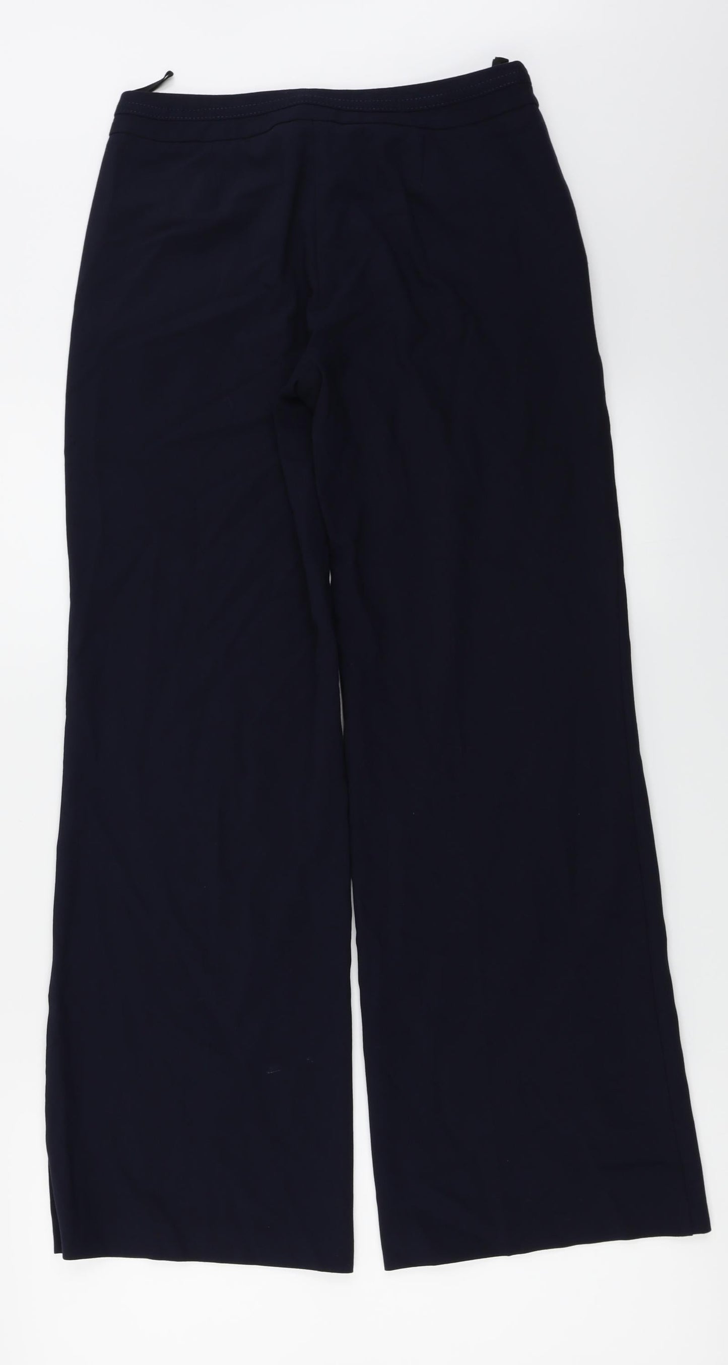 Womens UK Size 8 Marks and Spencer Regular Fit  Blue Trousers