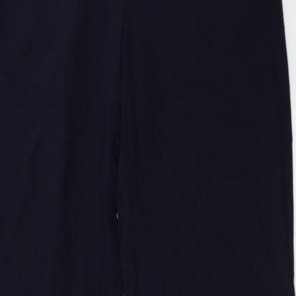 Womens UK Size 8 Marks and Spencer Regular Fit  Blue Trousers