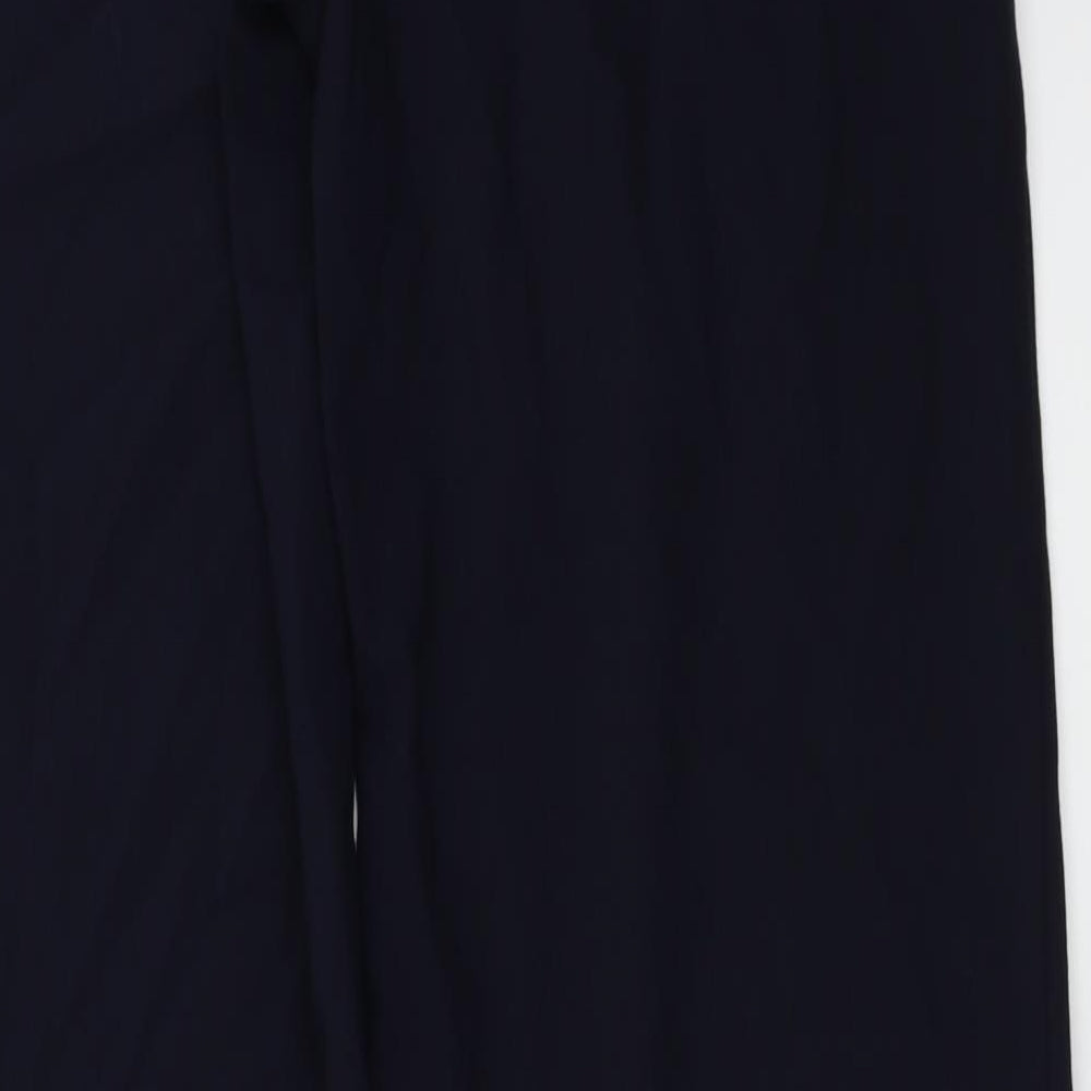 Womens UK Size 8 Marks and Spencer Regular Fit  Blue Trousers