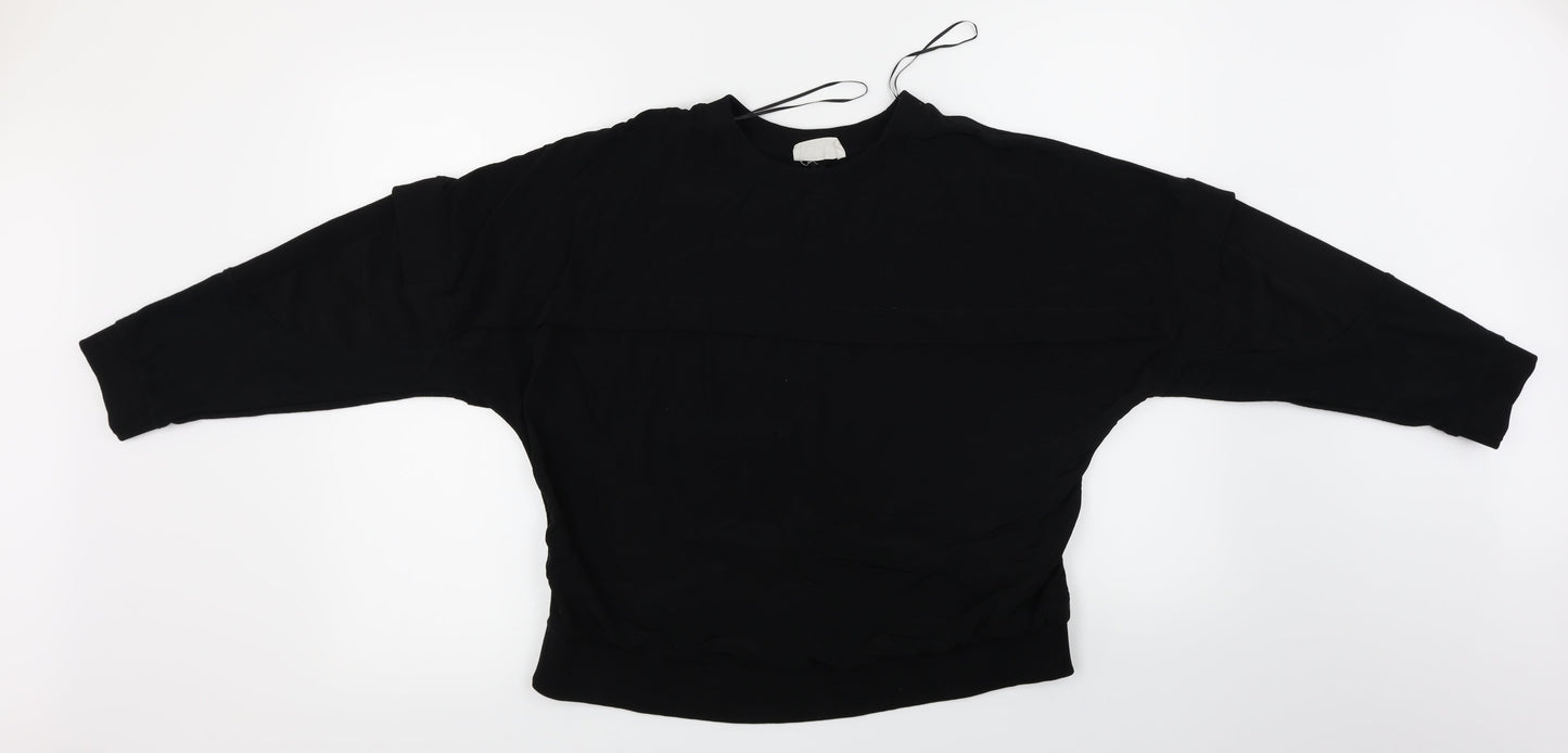 Zara Womens Black   Pullover Jumper Size M