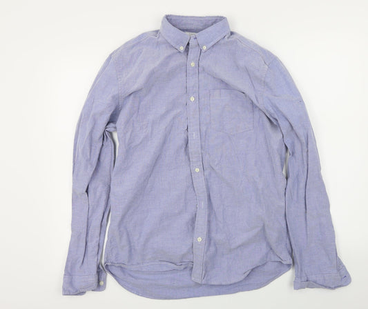 Mens UK Collar Size M NEXT Smart Blue  Dress Shirt
