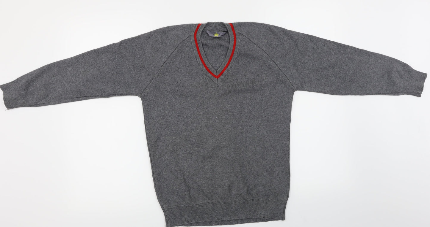 magic lit Mens Grey   Pullover Jumper Size S