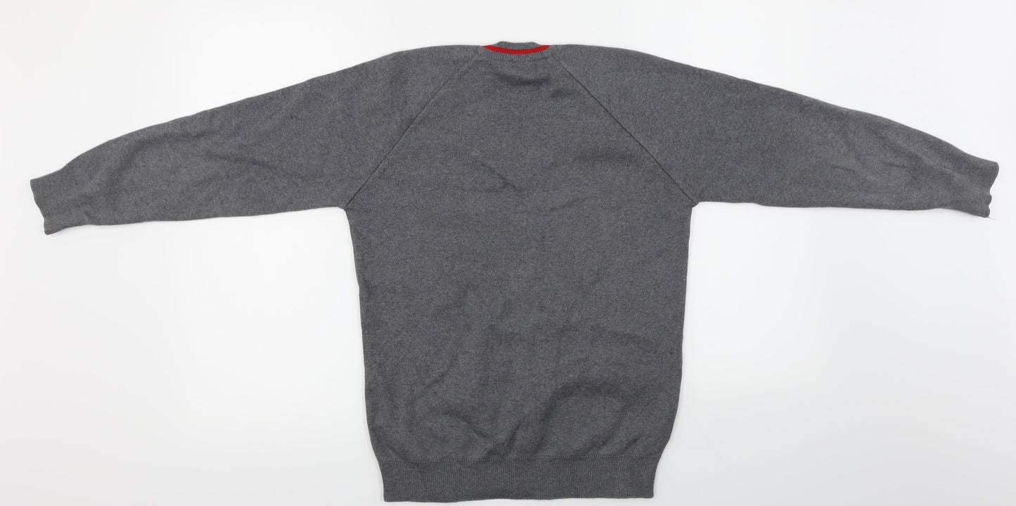 magic lit Mens Grey   Pullover Jumper Size S