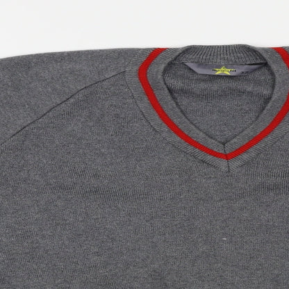 magic lit Mens Grey   Pullover Jumper Size S