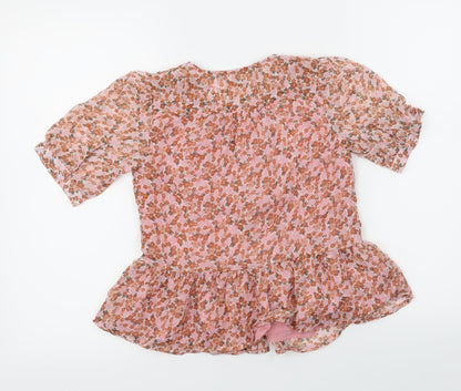 NEXT  Girls Pink Floral  A-Line  Size 11 Years