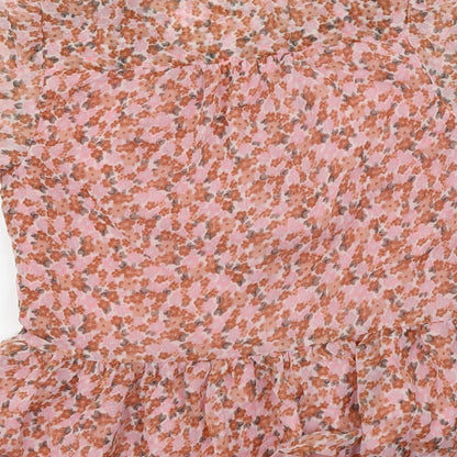 NEXT  Girls Pink Floral  A-Line  Size 11 Years