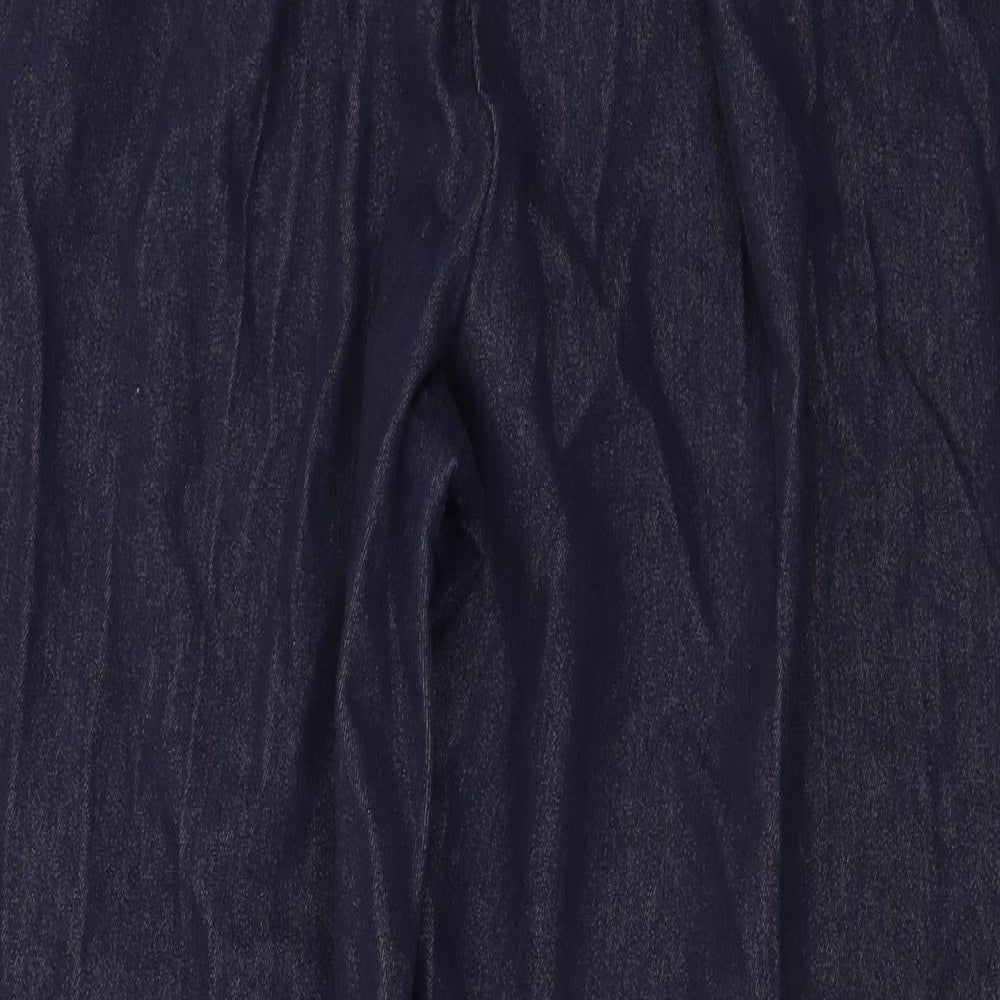 Womens UK Size 18 Preworn Regular Fit  Blue Trousers