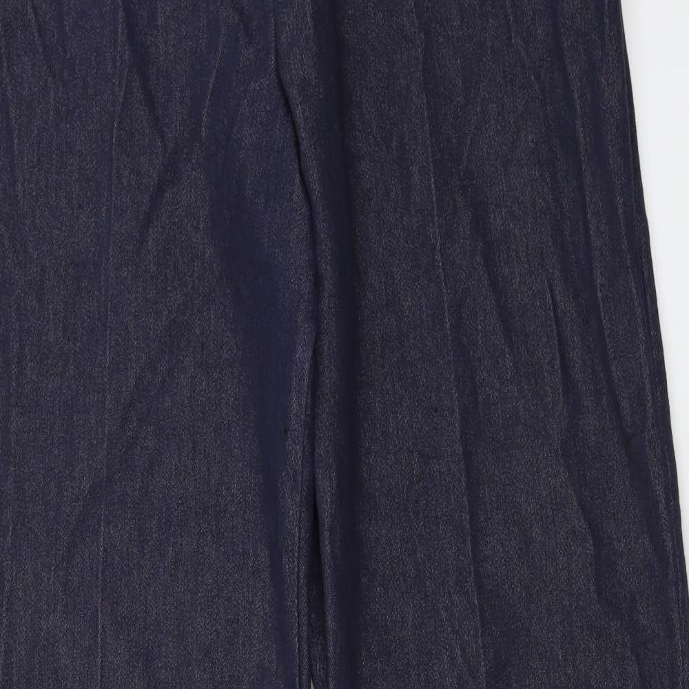 Womens UK Size 18 Preworn Regular Fit  Blue Trousers