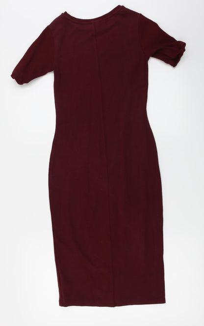 Topshop  Womens Red   Bodycon  Size 8