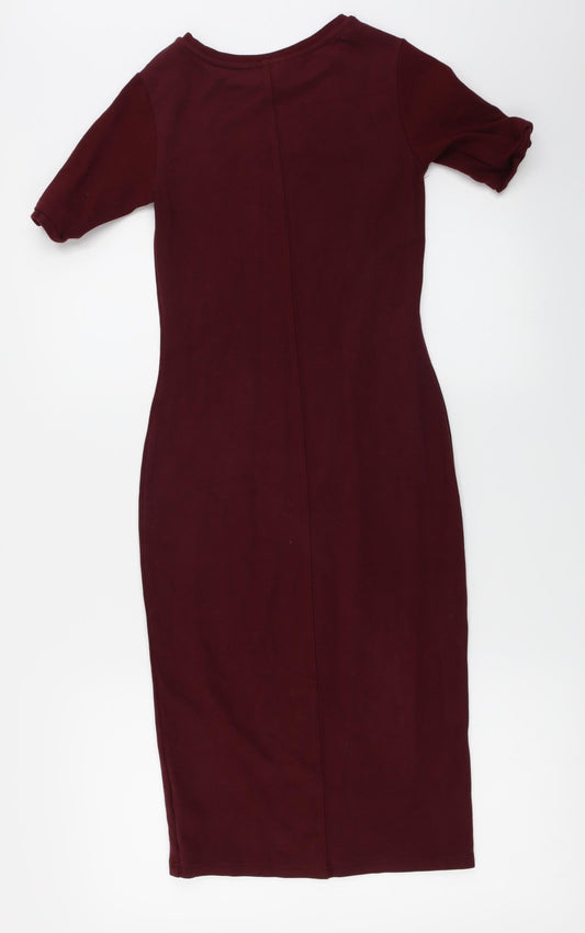 Topshop  Womens Red   Bodycon  Size 8