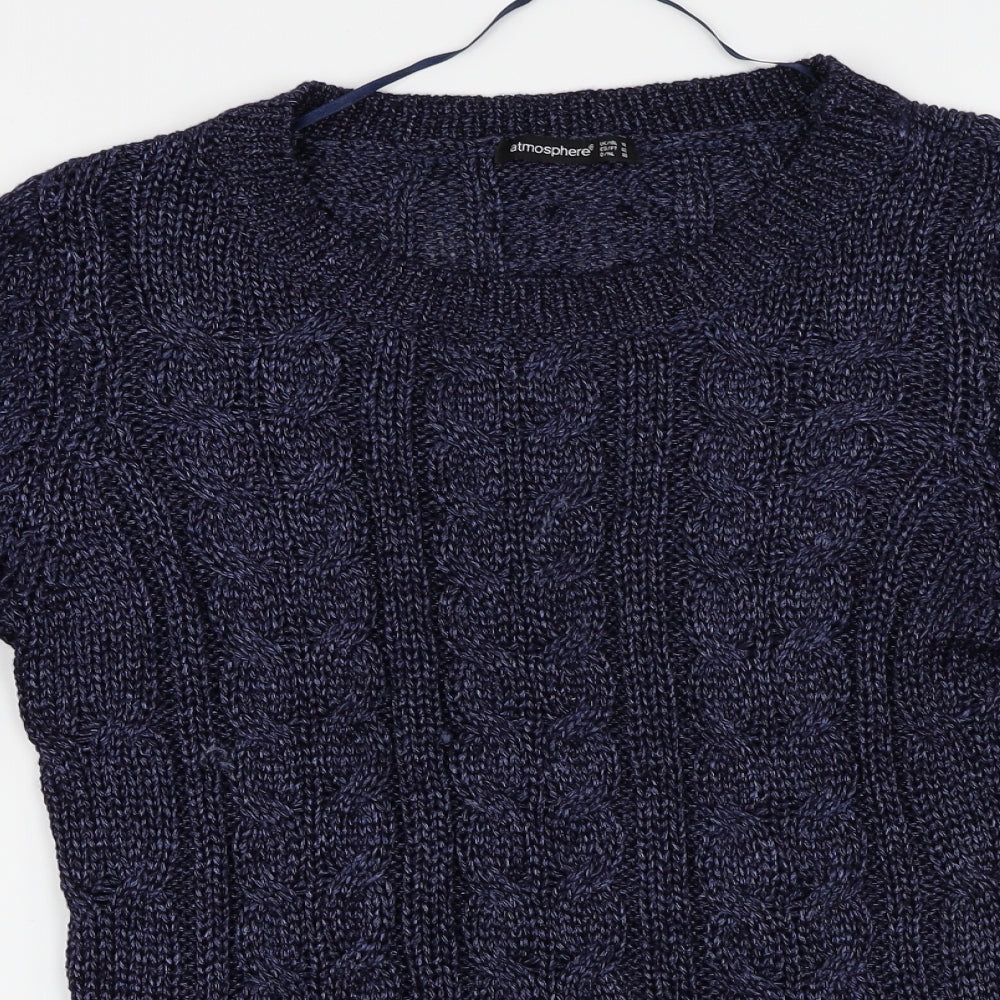 Atmosphere  Womens Blue   Pullover Jumper Size 14